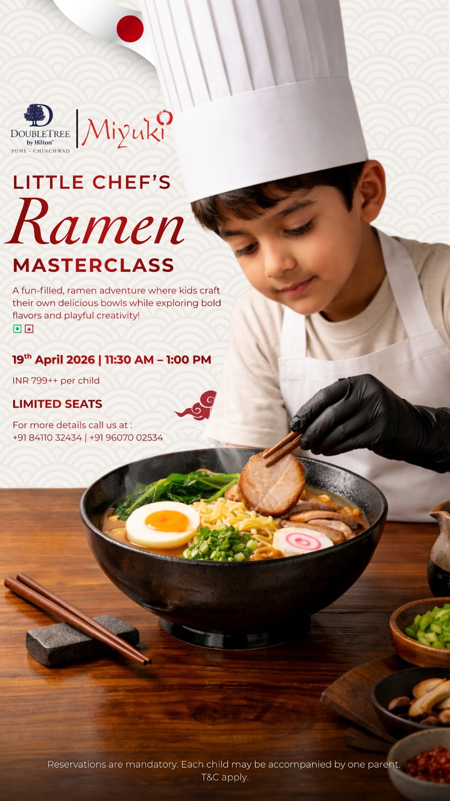 Miyuki at DoubleTree by Hilton Pune&ndash;Chinchwad Hosts a Fun Ramen Workshop for Kids